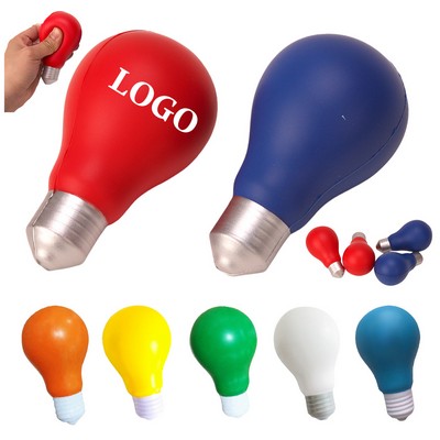 PU Foam Light Bulb Stress Ball