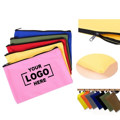 12 oz Canvas Tool Bag Zipper Pouch