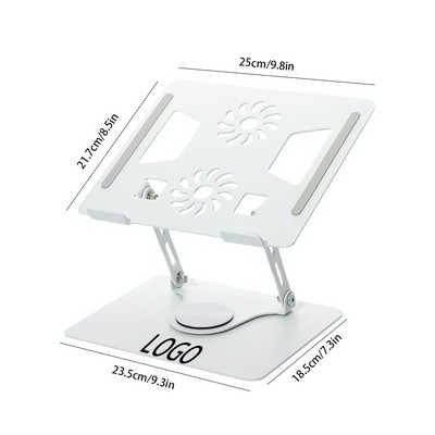 Adjustable Laptop Stand with Two Cooling Fan