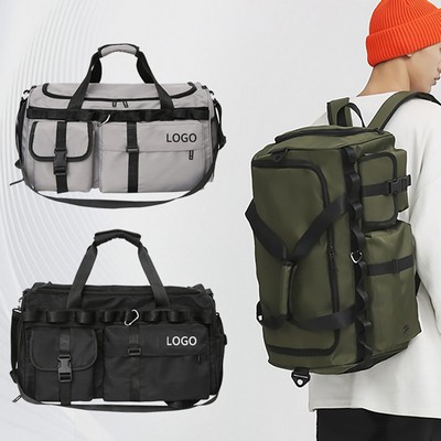 Gym Backpack Waterproof Sports Travel Duffel Bag with Shoes Compartment