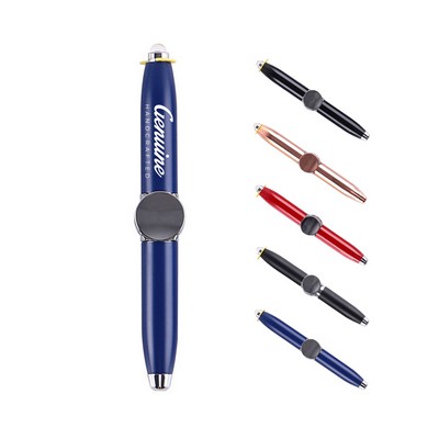 Metal Stress Relief Toy Gyroscope Rotating Pen