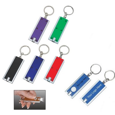 Super Bright LED Flashlight With Swivel Key Chain