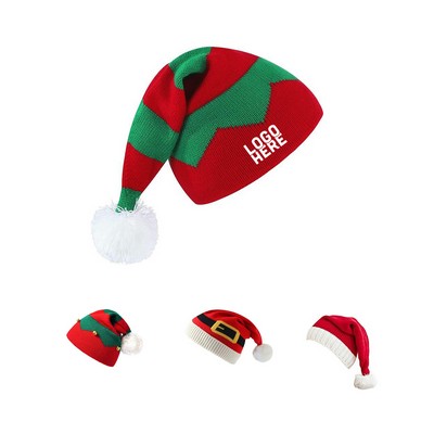 Knitted Santa Hat