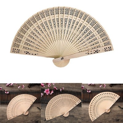 Wooden Handheld Fan