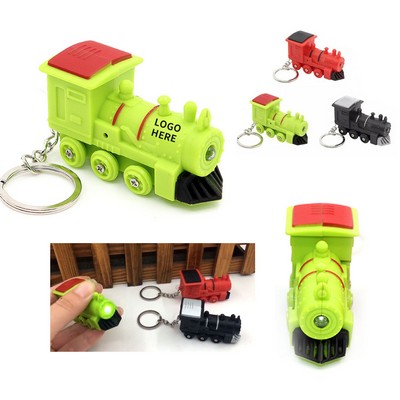 Illuminated Train Whistle Keychain