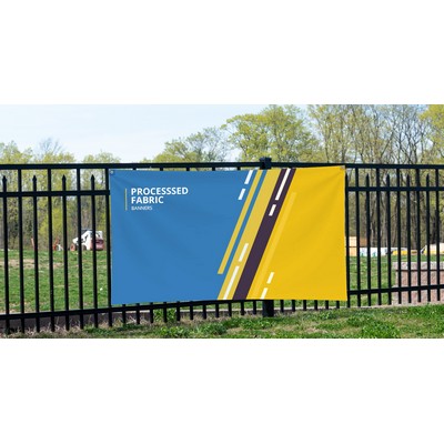 Single-Sided Fence/Backdrop Banner - 4' high