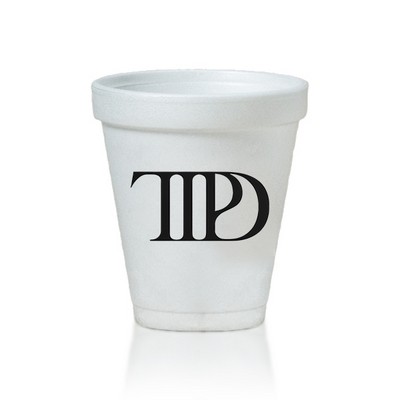 6 Oz. Tall White Styrofoam Coffee Cup