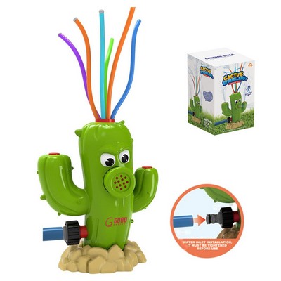Cactus Shape Water Sprinkler Toy