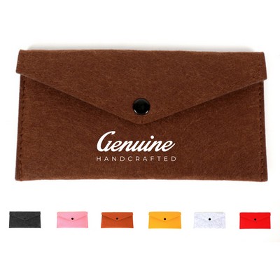 Eco-Friendly Felt Multi-Use Phone Pouch