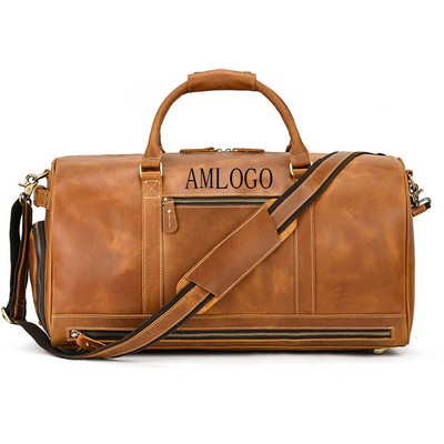 Classic Leather Travel Duffel
