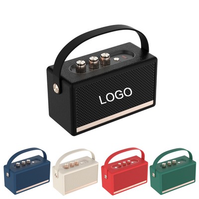 Portable Retro Bluetooth Wireless Speaker