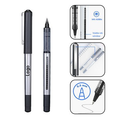 0.5mm Black Rollerball Fine Point Gel Pens