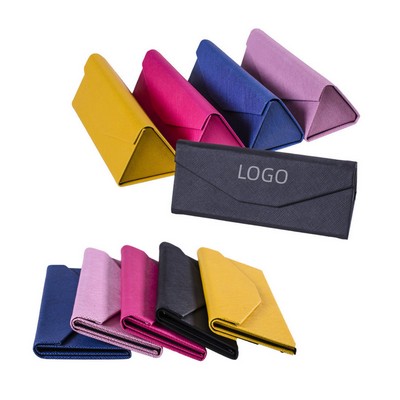 Triangular Foldable Eyeglass Case