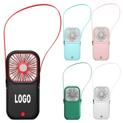 Foldable Handheld Fan With Power Bank