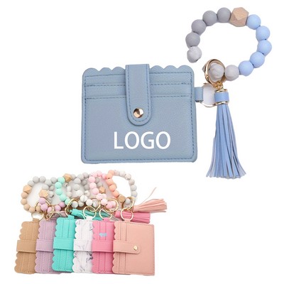 Women's Wristlets Key Ring w/Wallet