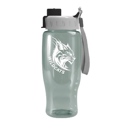 Garyline® Poly+ Recycled Bottle with Quick-Snap Lid - 27 oz.