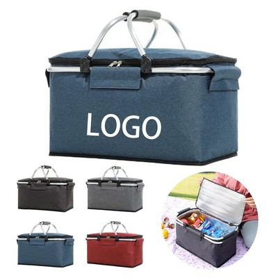 Foldable Picnic Basket Insulated