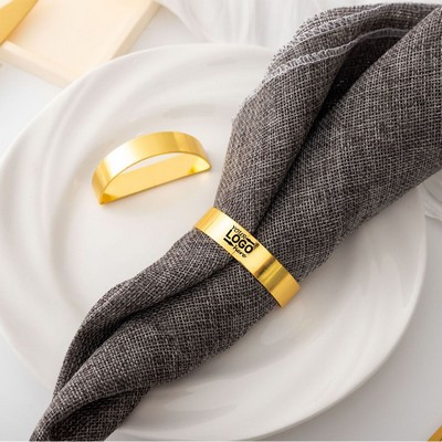 Zinc Alloy Semi-Circular Napkin Ring