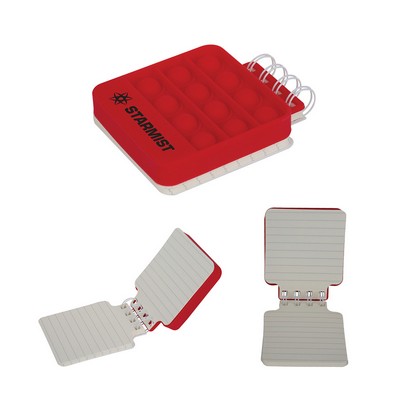 Dimple Silicone Push Pop Notebook