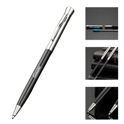 Metallic Twist Ballpoint Pen