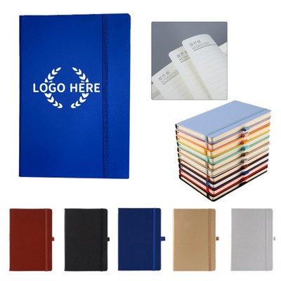 A6 Portable Business Notebook With Elastic Band