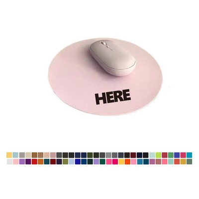 Round Mouse Pad with Non-Slip Base