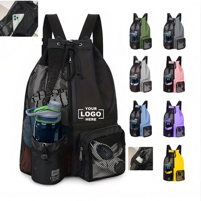 Mesh Drawstring Backpack
