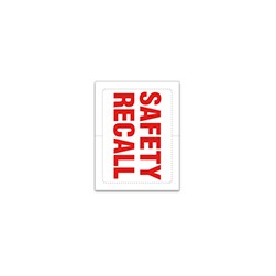 PEEL n SEAL™ 4 1/4" X 5 1/2" Custom Interior Addendum Sticker