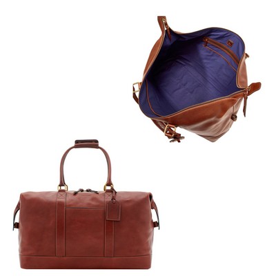 Dooney & Bourke Chestnut Brown Florentine Medium Duffle Bag