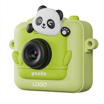 Panda Theme Instant Print Camera Smart HD Digital Video & Photo Camcorder Ink-Free Thermal Printing