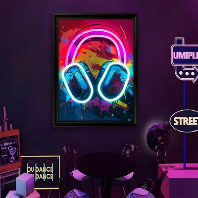 Custom Art Print Poster Neon Sign