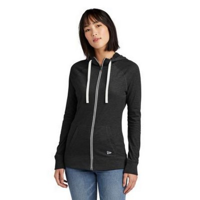 New Era Women's Sueded Cotton Blend Full-Zip Hoodie