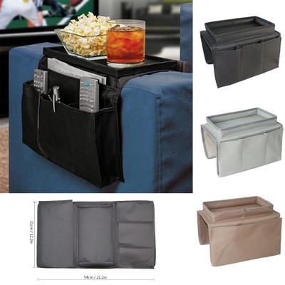 Sofa Tray Armrest Organiser 5 Pockets