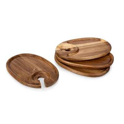Wood Wine Taster Tray