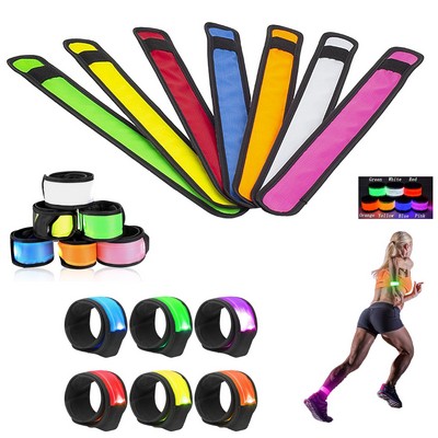LED Reflective Slap Bracelet