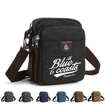 Water-resistant Canvas Sling Bag