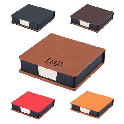Faux Leather PU Memo Box