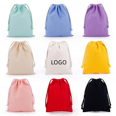 100% Cotton Canvas Drawstring Gift Bag