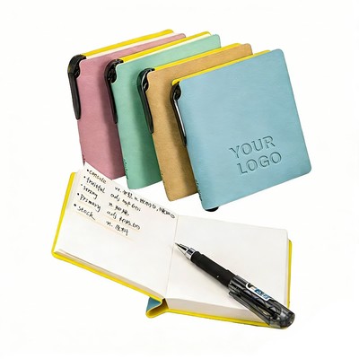 4.13" Premium Square Mini PU Notebook