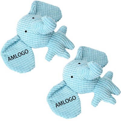 Washable Squeaky Plush Elephant Dog Toy