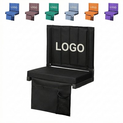 Portable Stadium Seat For Bleachers With Back Support