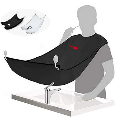 Beard Apron Hair Clippings Catcher Grooming Bib