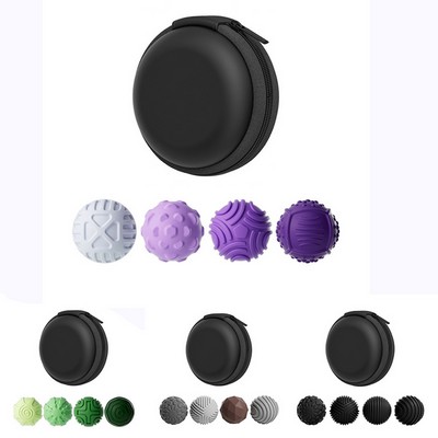 4-Piece Set Of Large Silicone Fingertip Magnetic Balls