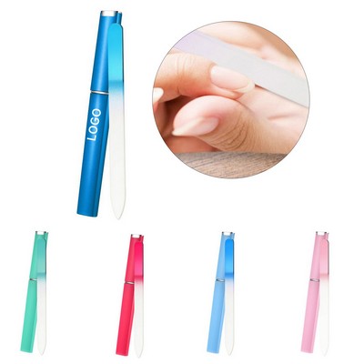 Glass Nail Files w/Case