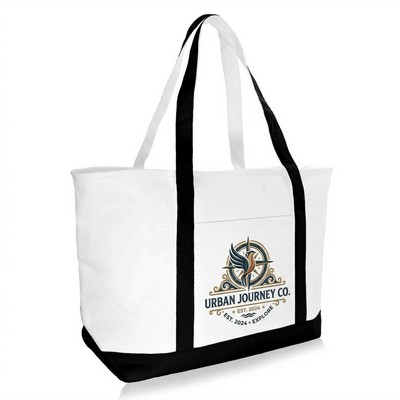 Custom Logo 24" Canvas Tote