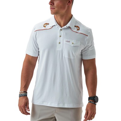 BURLEBO® Pearl Snap Performance Polo