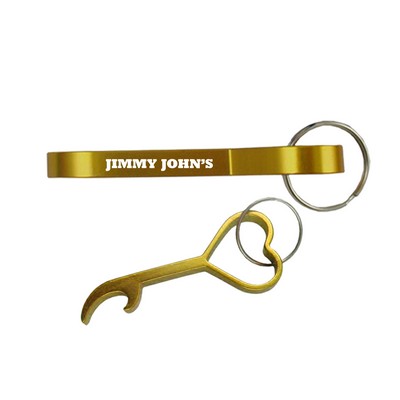Heart Bottle Opener W/ Key Ring