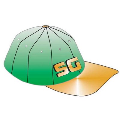 Baseball Cap Magnet w/ Strip Magnet (10 Square Inch)
