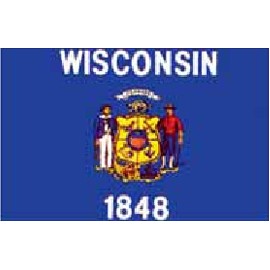 Wisconsin State Flags (4'x6')