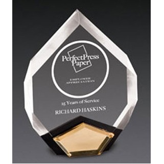 Gold Acrylic Marquis Award (6"x8")